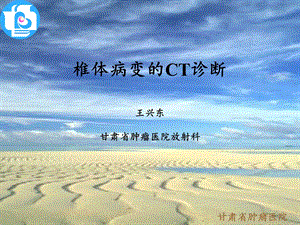 椎体病变的CT诊断.ppt