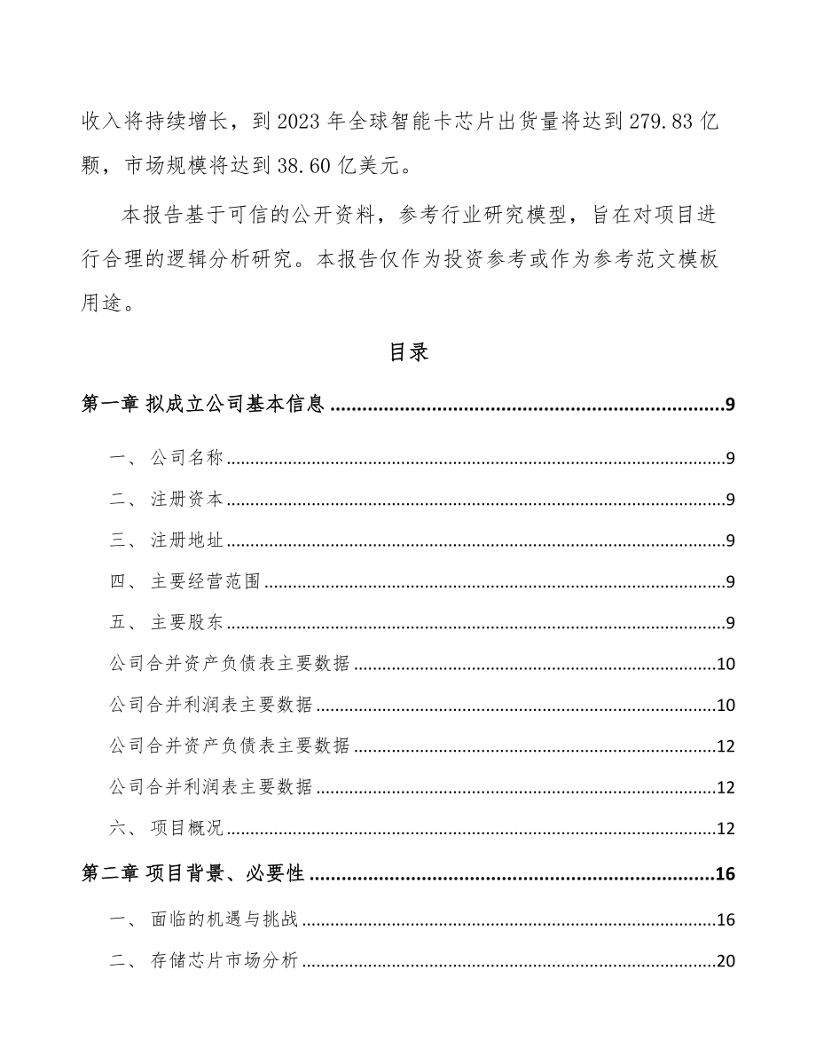 呼和浩特关于成立集成电路公司可行性研究报告.docx_第3页