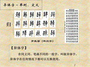 异体字、繁简字、古今字.ppt