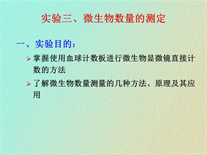 显微镜直接计数法.ppt