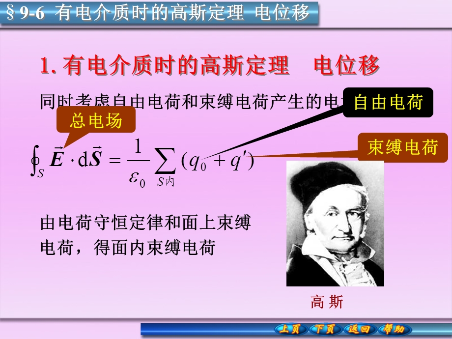 有电介质时的高斯定理电位移.ppt_第1页