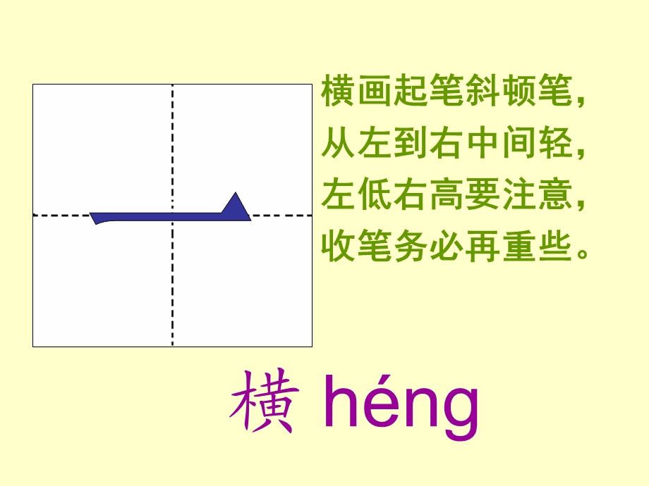 汉字笔画名称、写法(田字格拼音).ppt_第3页