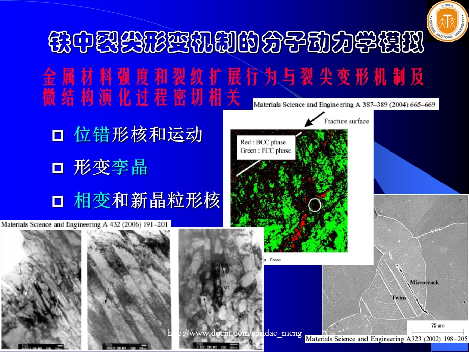 【大学课件】金属材料形变与强化机制的分子动力学研究.ppt_第3页