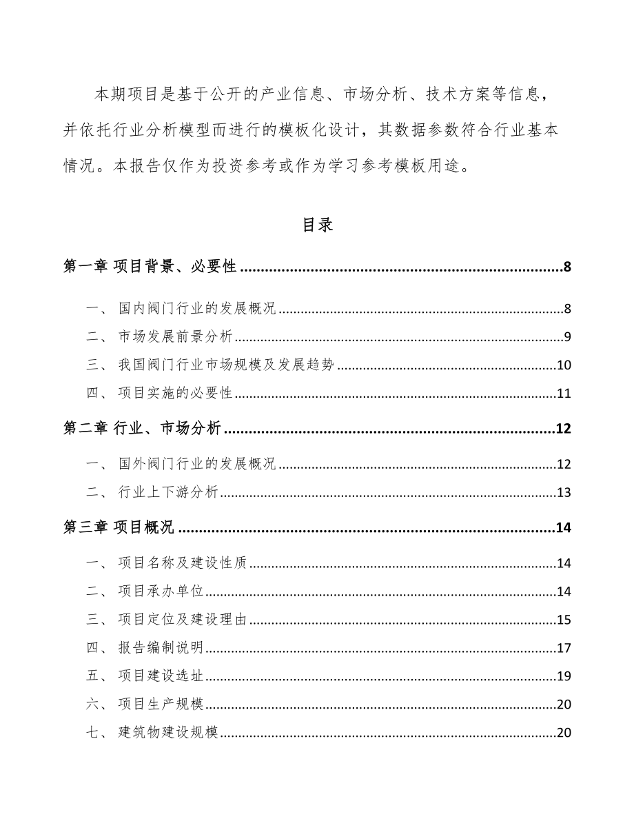 启东阀门项目可行性研究报告.docx_第2页