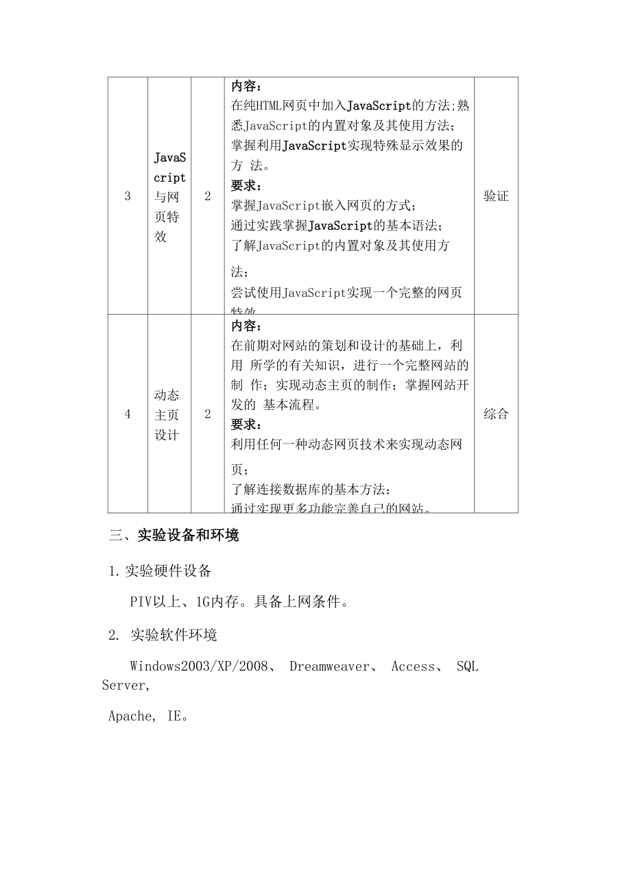 web技术应用实验指导书20120115.docx_第3页