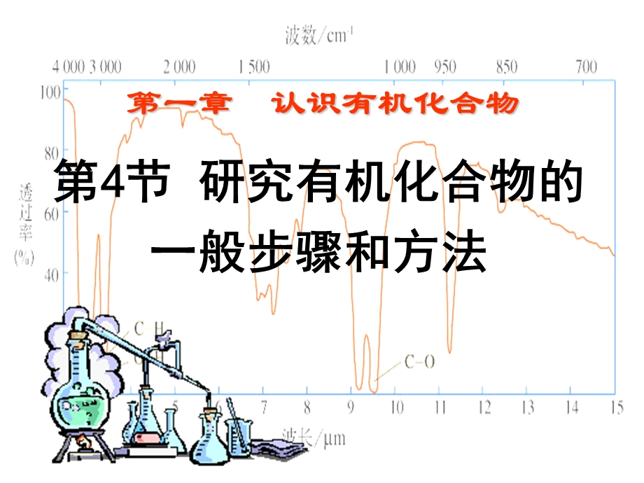 第4节研究有机化合物的一般步骤和方法.ppt_第1页