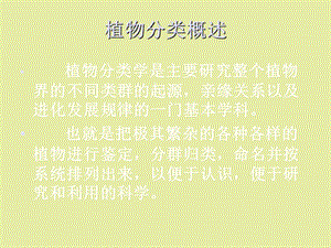 植物分类概述.ppt