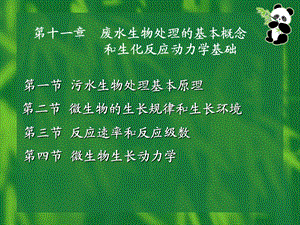 污水生物处理的基本概念生化反应动力.ppt