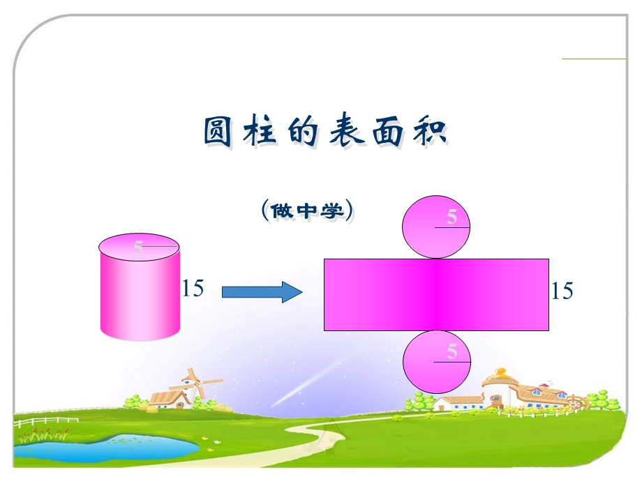 西师大版六年下圆柱的表面积课件.ppt_第1页