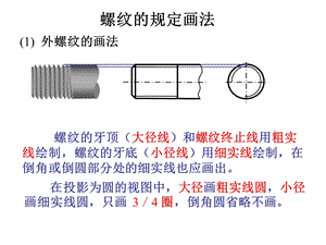 标准件画法螺纹的规定画法.ppt