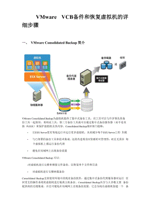 VMware的VCB备份和恢复虚拟机详细步骤.docx