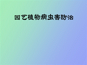 园艺病虫害防治.ppt