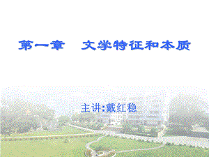 文学特征和本质.ppt