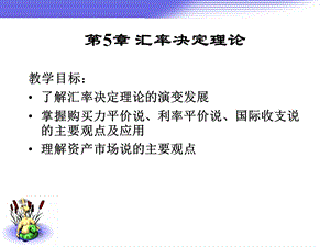 汇率决定理论上.ppt