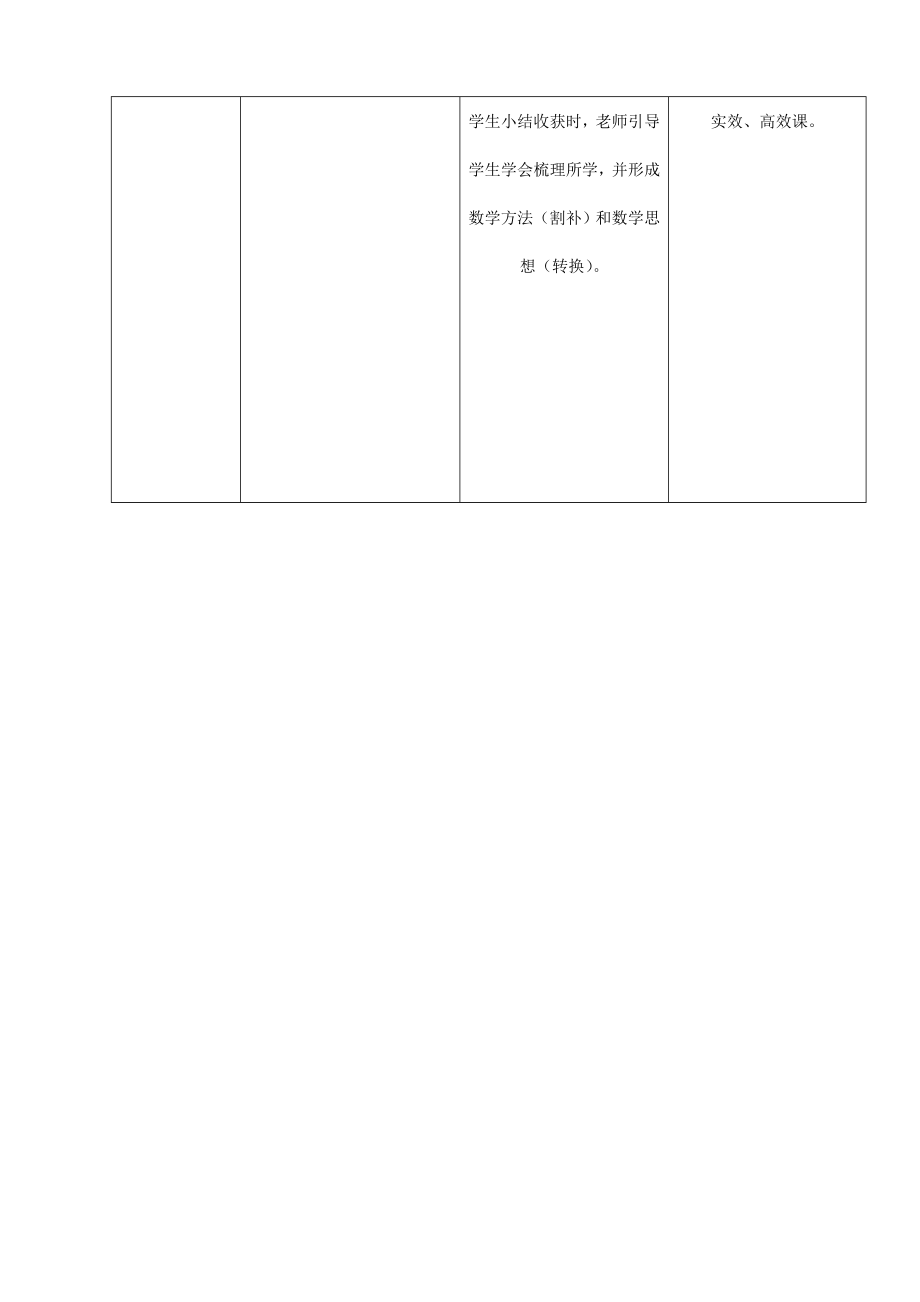 平行四边形面积课堂观察记录与分析作业.doc_第3页