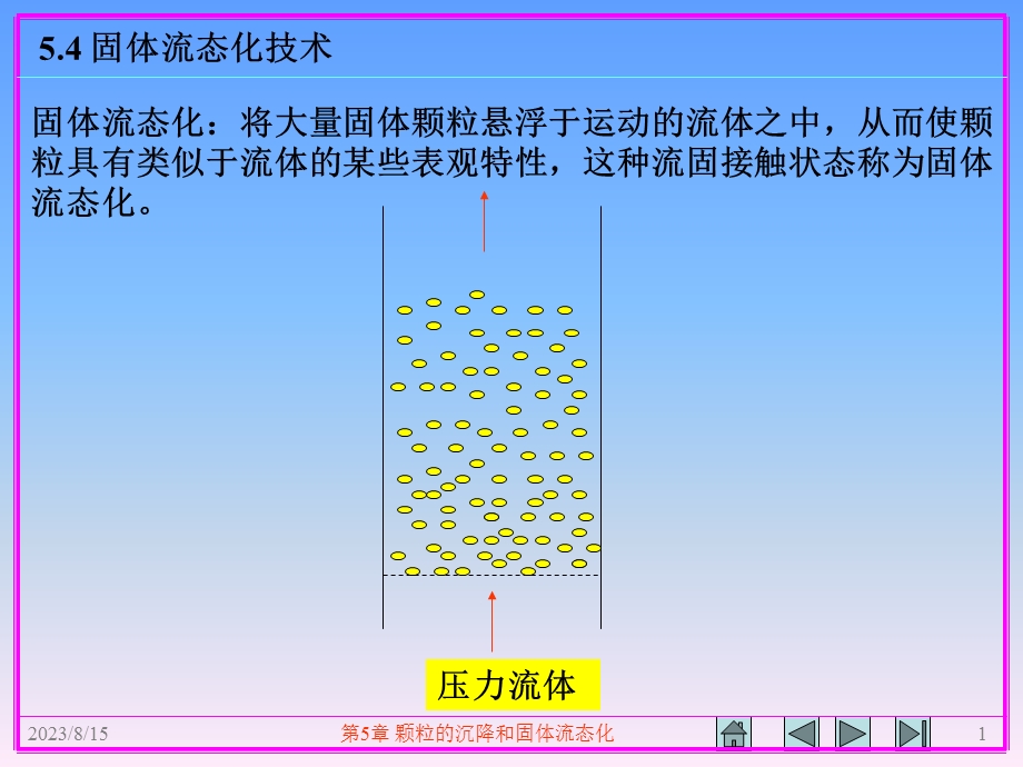 颗粒的沉降和固体流态化.ppt_第1页