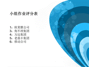 模拟面试后的小组评价.ppt