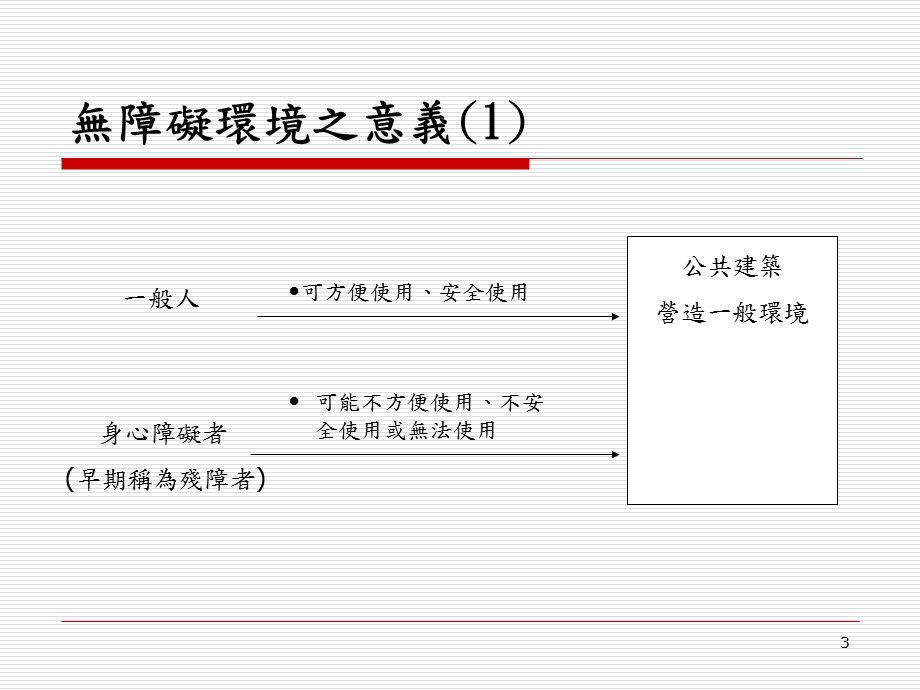 无障碍环境之内涵与行动不便者之特性.ppt_第3页