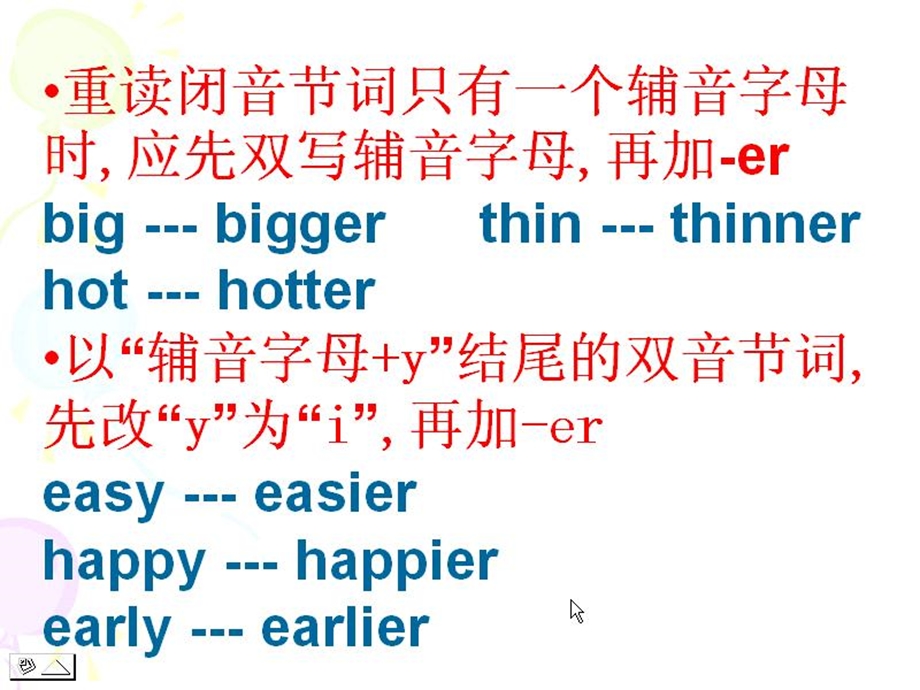 形容词原级变成比较级的变化规则.ppt_第3页