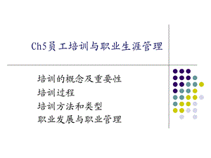 员工培训与职业生涯管理.ppt