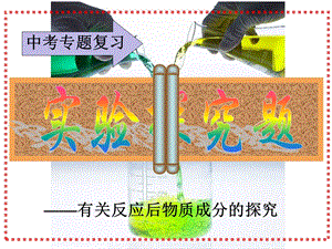 有关反应后物质成分的探究.ppt