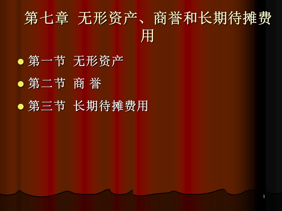 无形资产商誉和长期待摊费.ppt_第1页