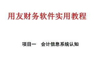 项目一会计信息系统认知.ppt