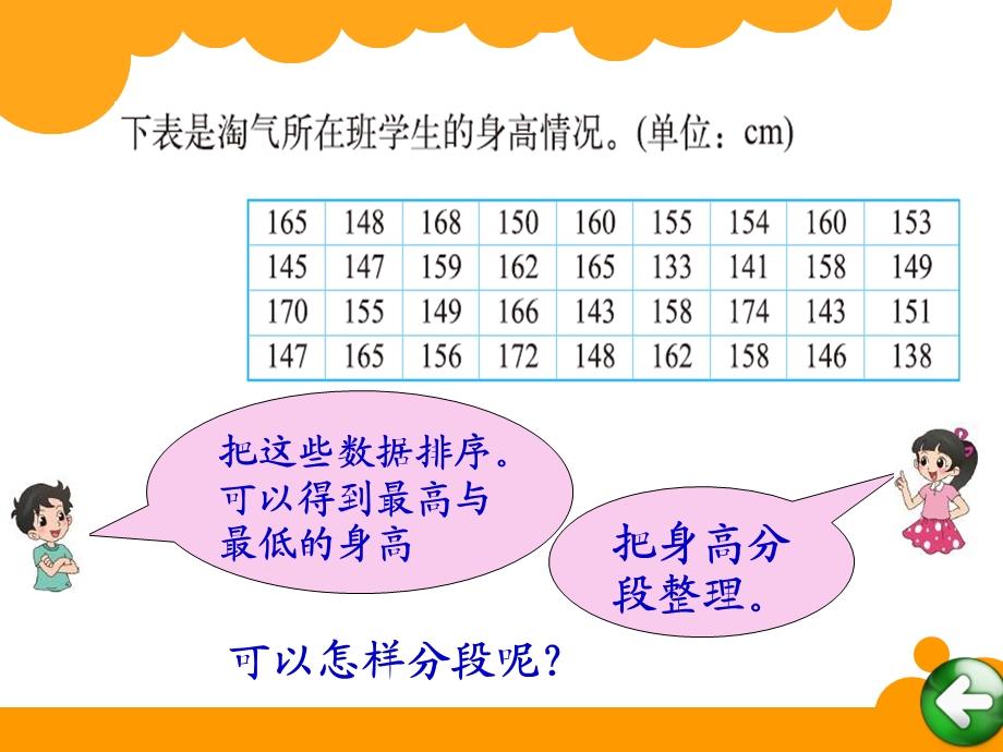 最新北师大版数学六年级上册《身高的情况》.ppt_第3页