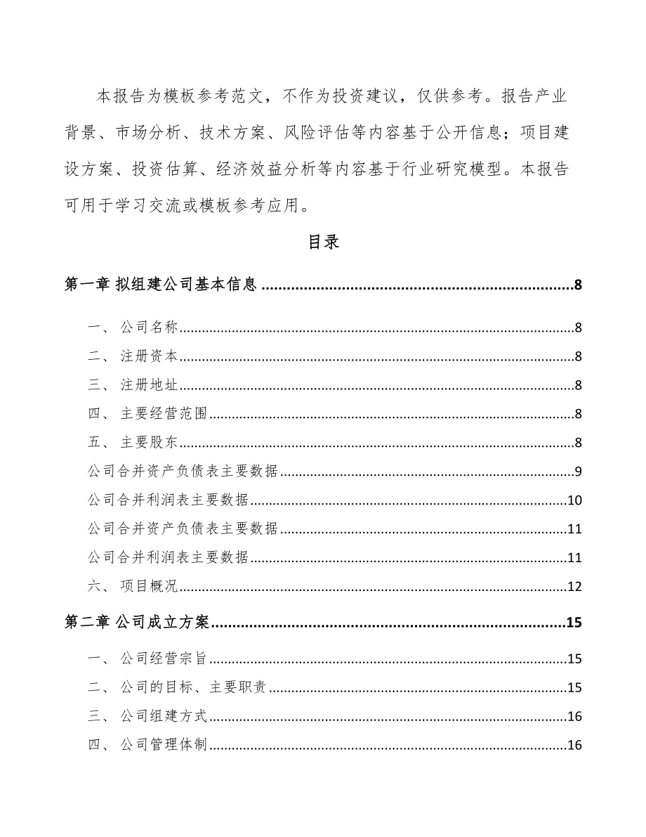 呼和浩特关于成立智能电子模组公司可行性研究报告.docx_第3页