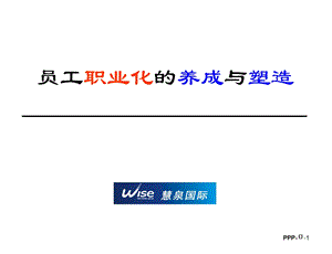 打造职业化团队(余世维).ppt