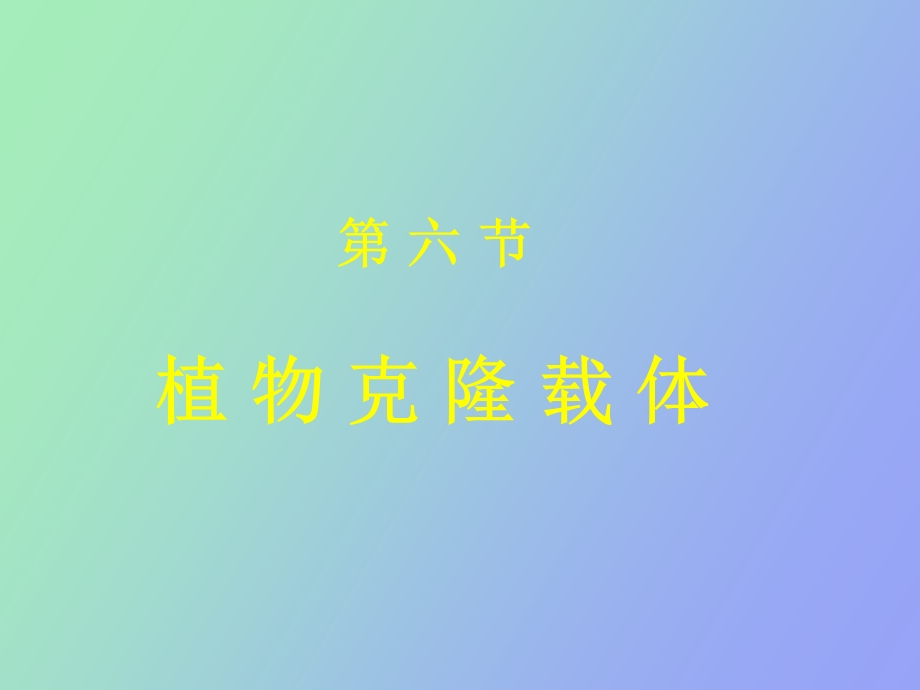 植物克隆载体.ppt_第1页