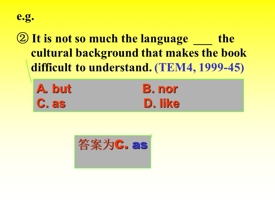 有关比较级的专四真题.ppt_第2页