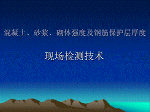 现场检测技术.ppt