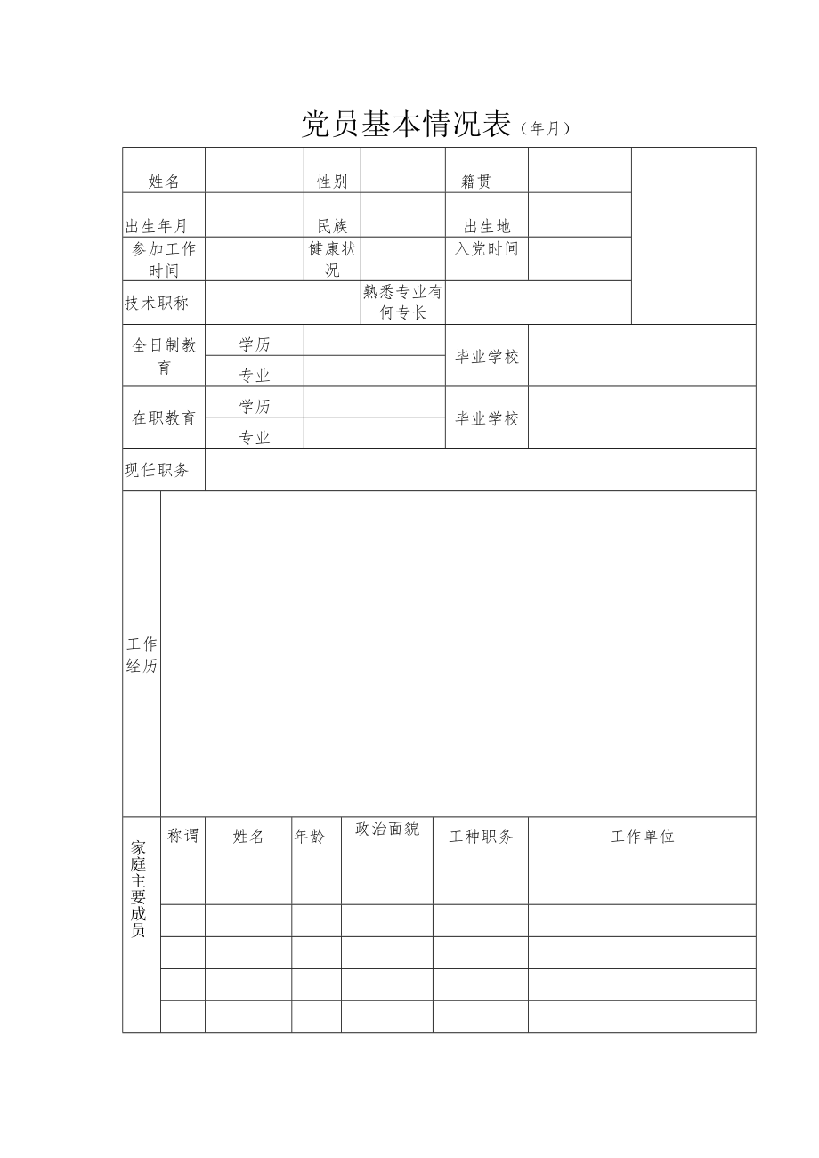 党员基本情况表(样表).docx_第1页