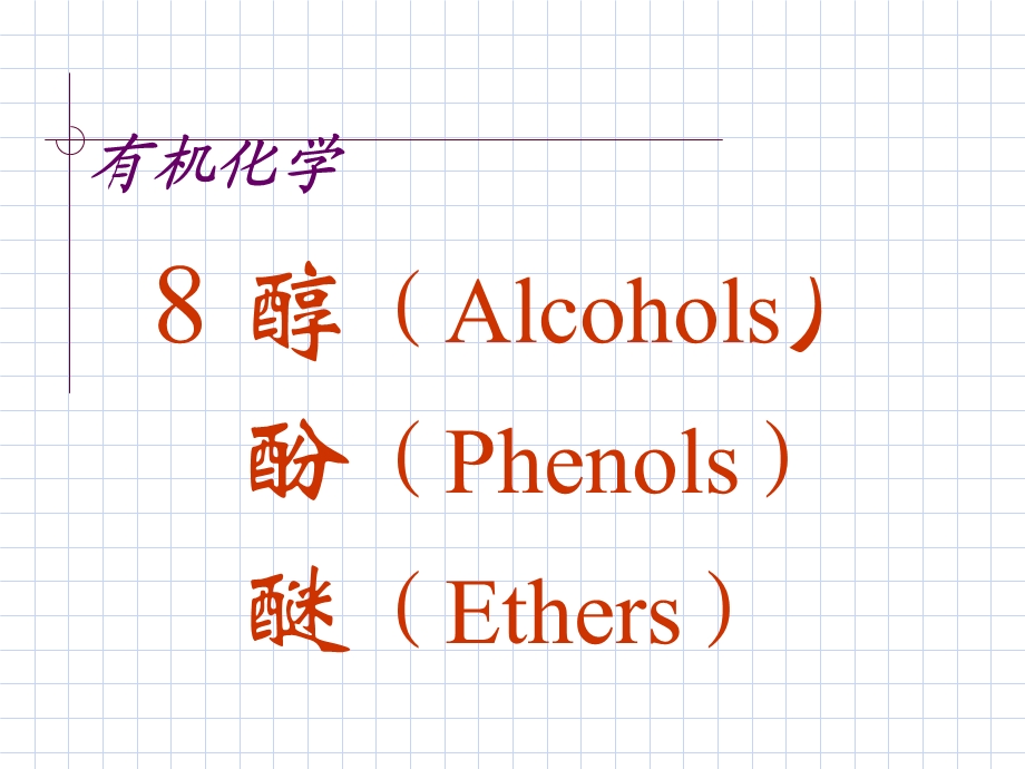 有机化学醇酚醚.ppt_第1页