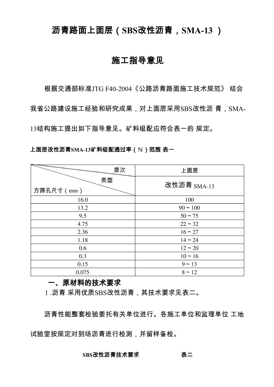 SMA13施工指导意见.docx_第1页