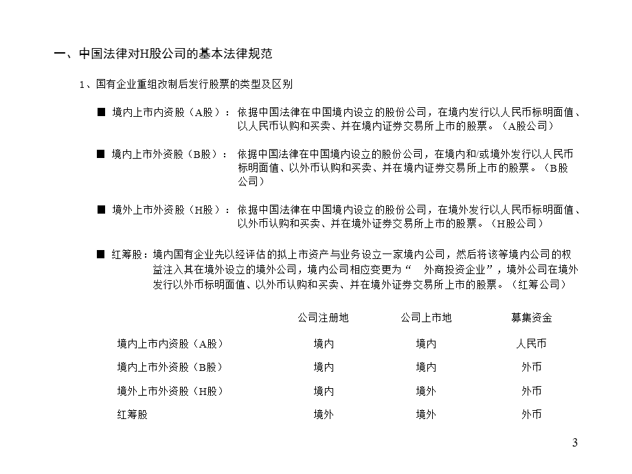 中国H股公司法律框架.ppt_第3页