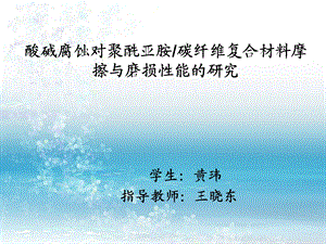 酸碱处理聚酰亚胺 新.ppt