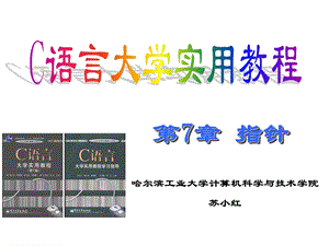 指针C语言大学实用教程课件苏小红.ppt