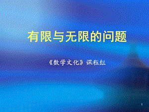 有限与无限的问题.ppt