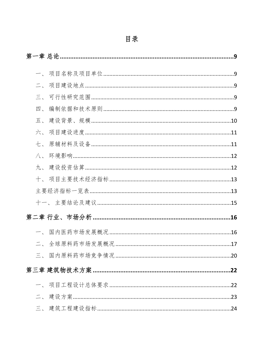 吉林省化学原料药项目可行性研究报告.docx_第2页