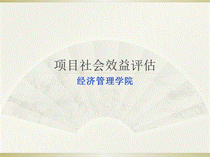 项目评估第十讲.ppt