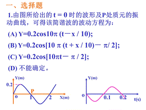 振动波动习题课件.ppt