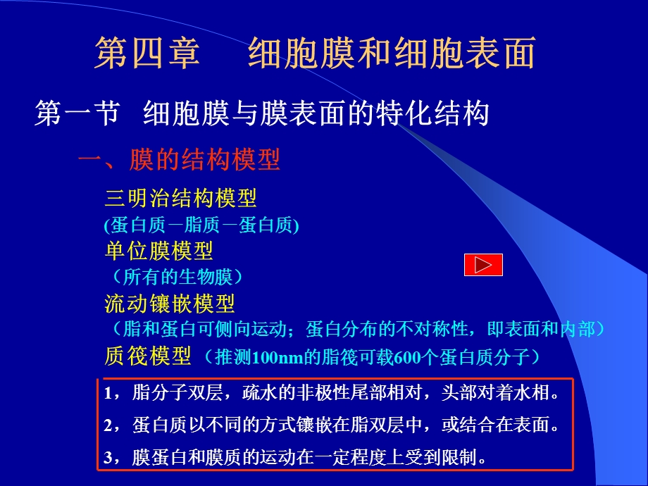 第四部分细胞膜和细胞表面.ppt_第1页