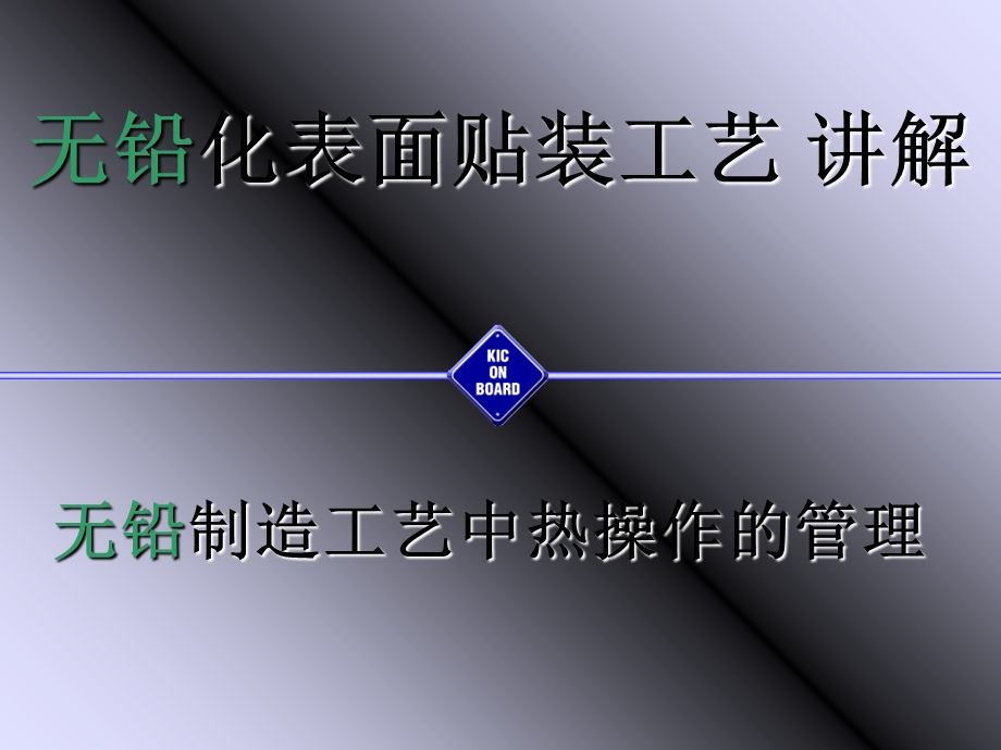 无铅化表面贴装工艺讲解.ppt_第1页