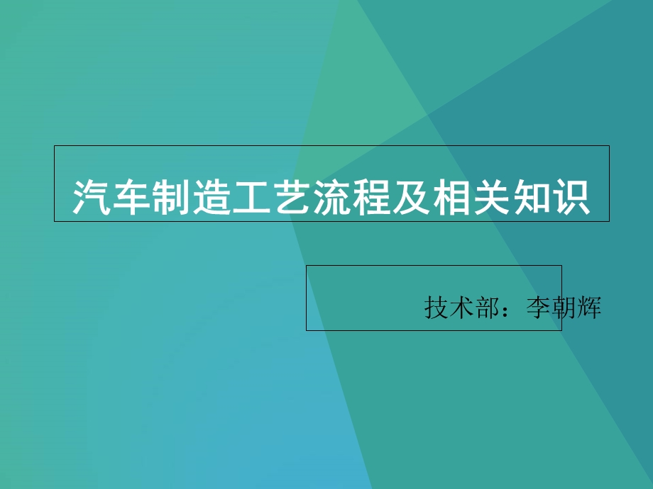 汽车制造工艺流程.ppt_第1页