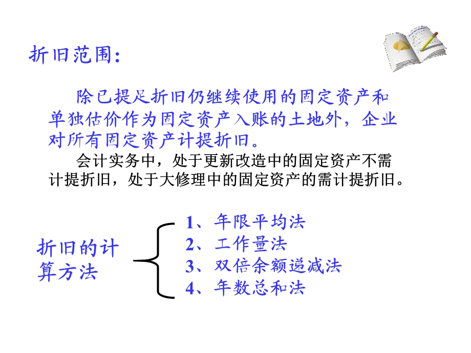 折旧费及其他费用的核算.ppt_第3页