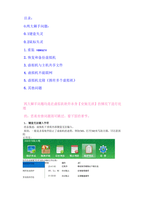 VMWare虚拟机常见问题处理.docx