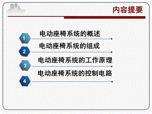 汽车电动座椅系统.ppt