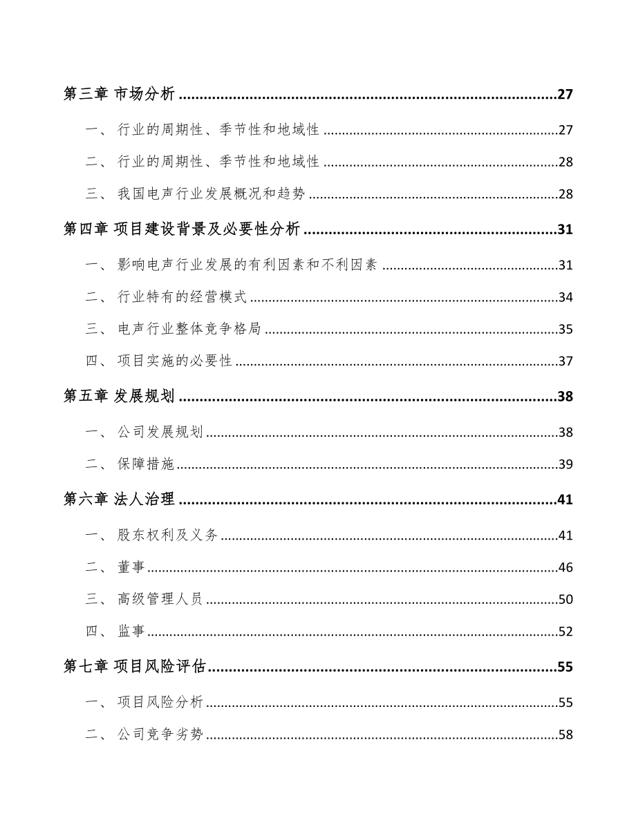 吉林省关于成立电声产品公司可行性研究报告.docx_第3页